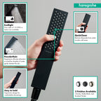 HANSGROHE 24321671 Pulsify E Baton Handshower 100 1-Jet, 1.75 GPM - Matte Black