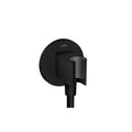 AXOR 36733671 ShowerSolutions Wall Outlet with Handshower Holder, Round - Matte Black