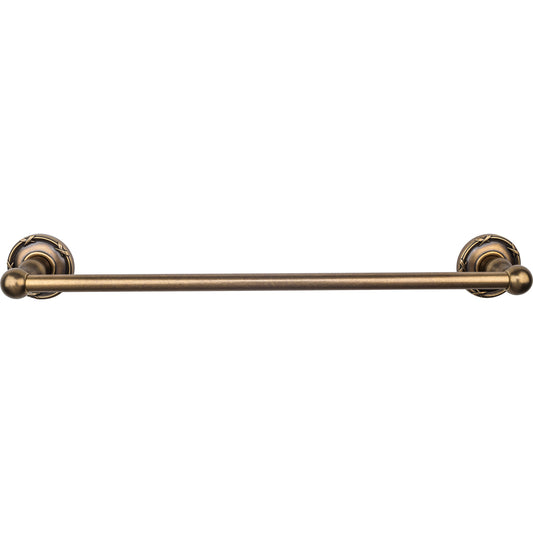 TOP KNOBS ED6GBZE TOP BATH (R) Edwardian Bath Single 20 1/2" Wall Mounted Towel Bar - German Bronze