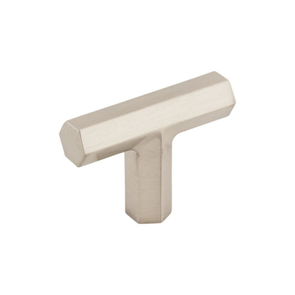 TOP KNOBS TK790BSN Lydia 1 3/4" Length Geometric Knob - Brushed Satin Nickel