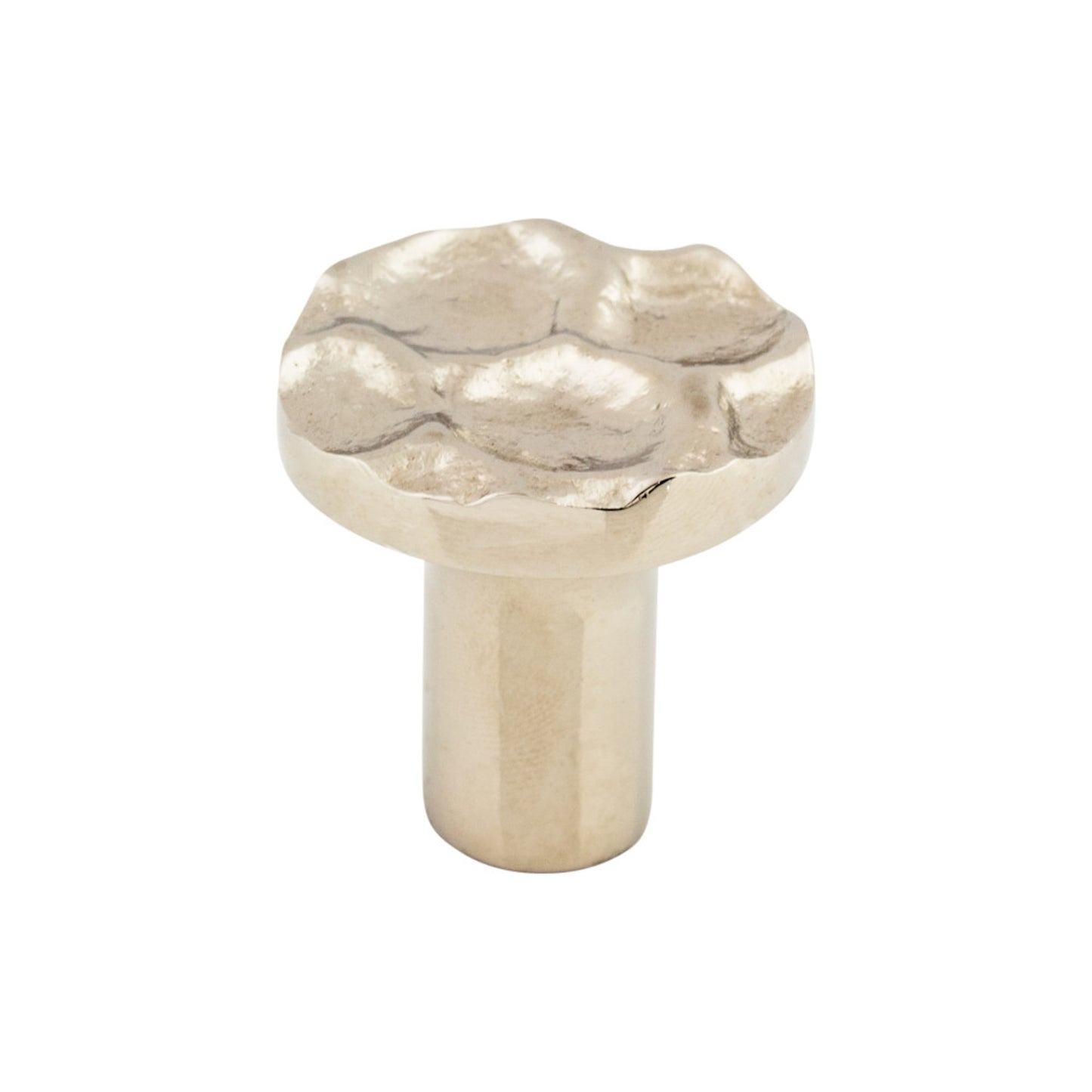 TOP KNOBS TK295PN Cobblestone 1 1/8" Diameter Round Knob - Polished Nickel