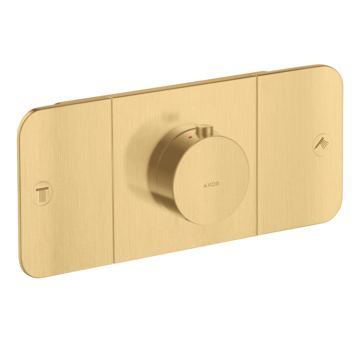 AXOR 45712251 ONE Thermostatic Module Trim for 2 Functions - Brushed Gold Optic