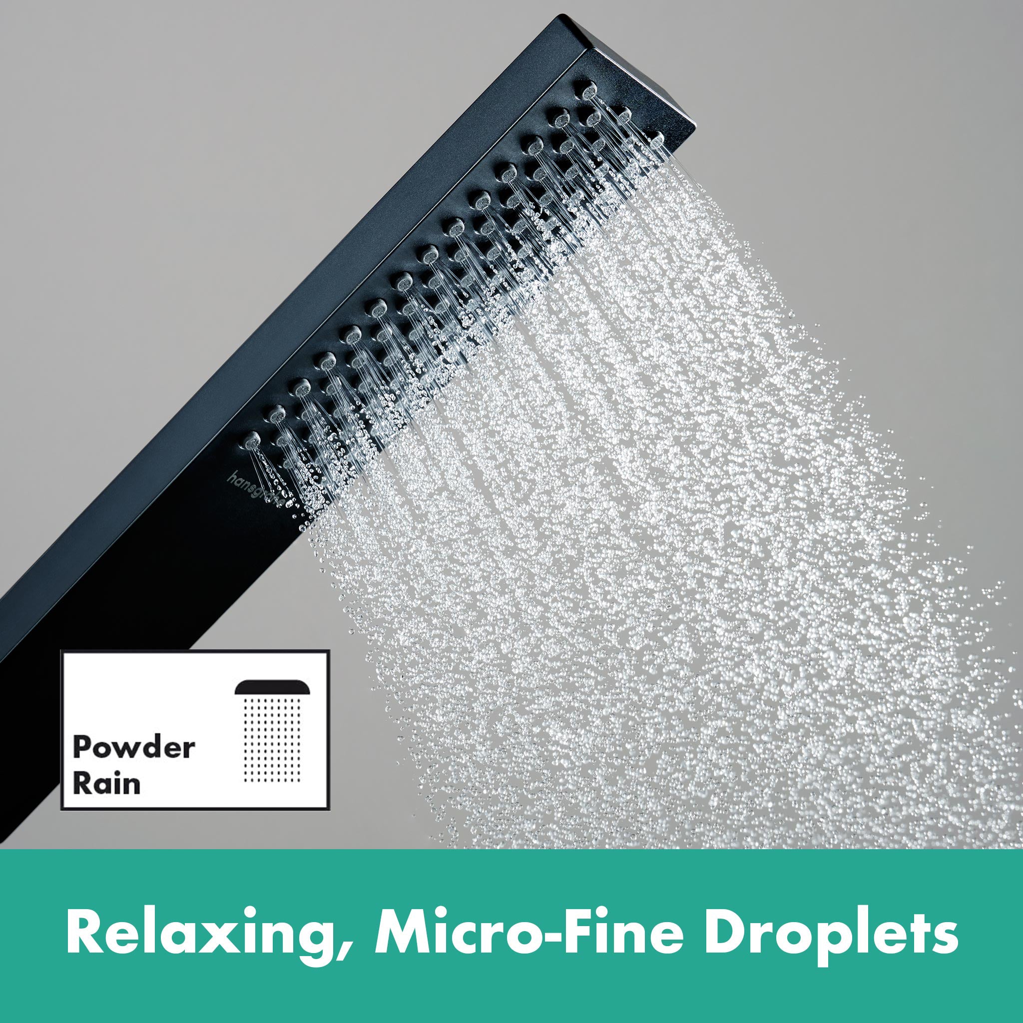 HANSGROHE 24321671 Pulsify E Baton Handshower 100 1-Jet, 1.75 GPM - Matte Black