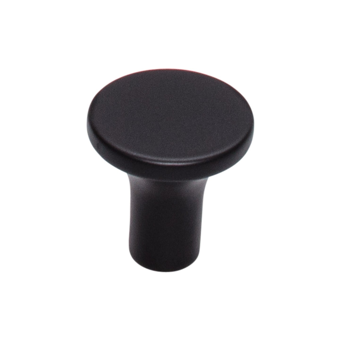 TOP KNOBS TK911BLK Marion 1" Diameter Round Knob - Flat Black