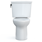 TOTO CST786CEFG.10#01 Drake Transitional Two-Piece Elongated 1.28 Gpf Universal Height Tornado Flush Toilet With 10 Inch Rough-In And Cefiontect - Cotton White