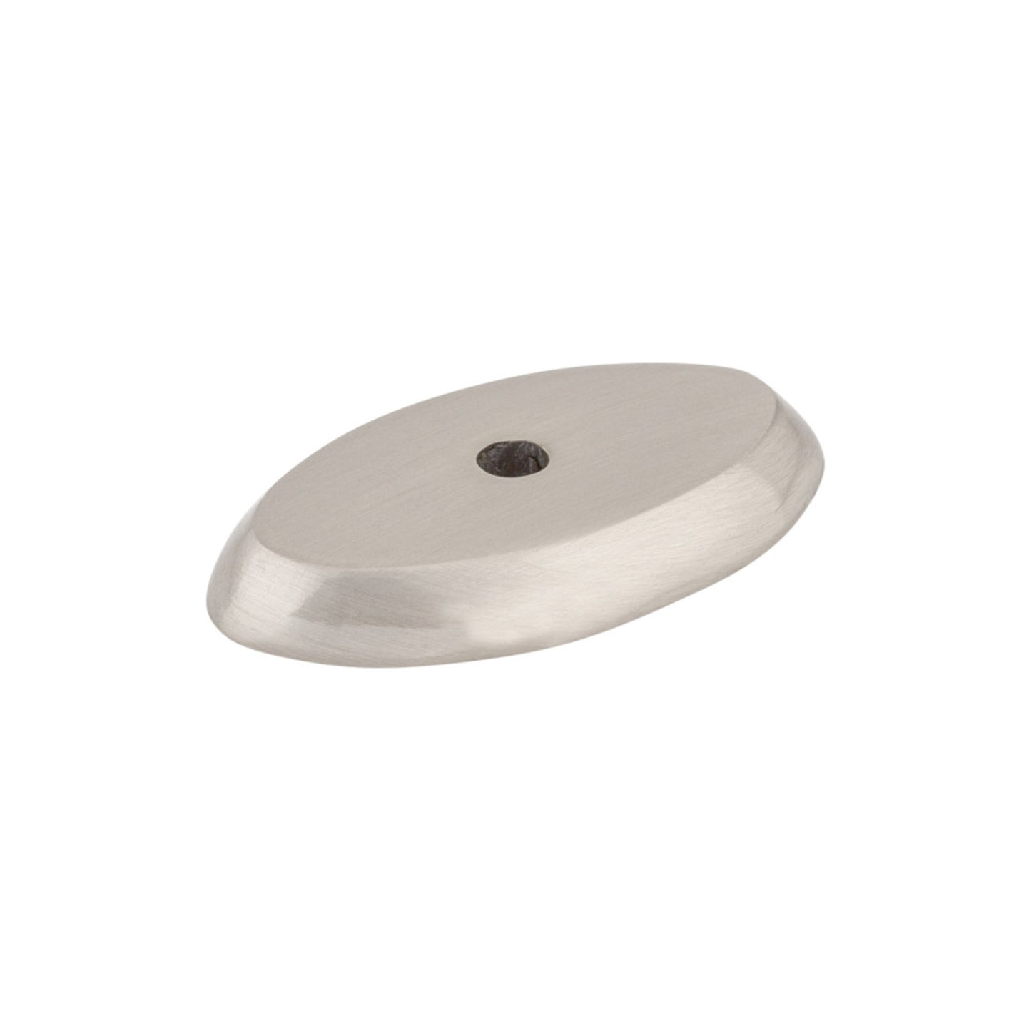 TOP KNOBS M2011 Aspen II Oval Knob Backplate - Brushed Satin Nickel