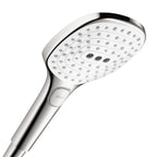 HANSGROHE 26521401 Raindance Select E Handshower 120 3-Jet, 2.5 GPM - White/Chrome