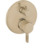 HANSGROHE 04447140 Ecostat Pressure Balance Trim S with Diverter - Brushed Bronze
