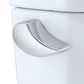 TOTO CST474CEFRG#01 Vespin II Two-Piece Elongated 1.28 GPF Universal Height Skirted Toilet with CEFIONTECT and Right-Hand Trip Lever , Cotton White