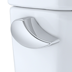 TOTO CST474CEFRG#01 Vespin Ii Two-Piece Elongated 1.28 Gpf Universal Height Skirted Toilet With Cefiontect And Right-Hand Trip Lever - Cotton White