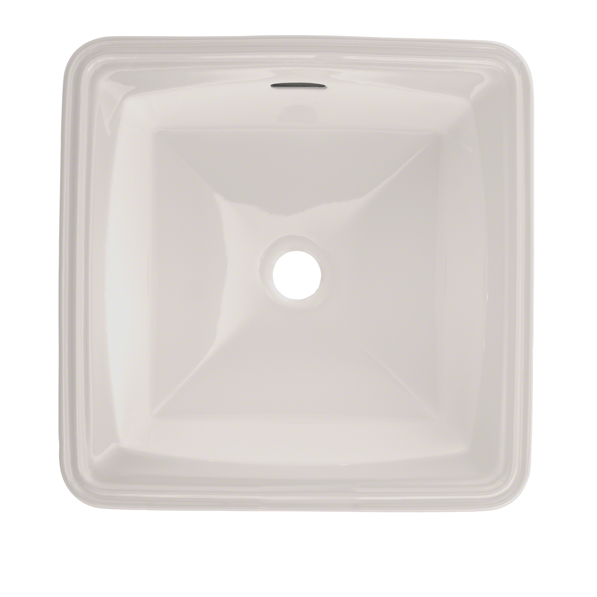 TOTO LT491G#11 Connelly Square Undermount Bathroom Sink With Cefiontect - Colonial White