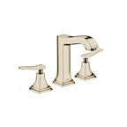 HANSGROHE 31331831 Metropol Classic Widespread Faucet 160 with Lever Handles and Pop-Up Drain, 1.2 GPM - Polished Nickel
