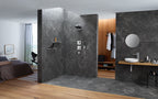 HANSGROHE 26228671 Rainfinity Showerhead 250 1-Jet, 2.5 GPM - Matte Black