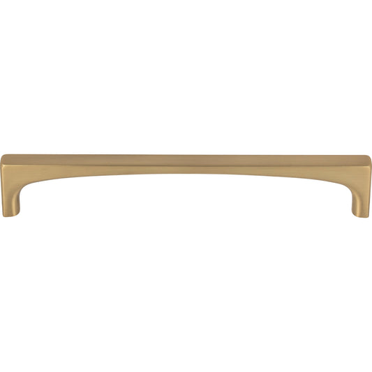 TOP KNOBS TK1014HB Riverside 6 5/16" Center to Center Bar Pull - Honey Bronze