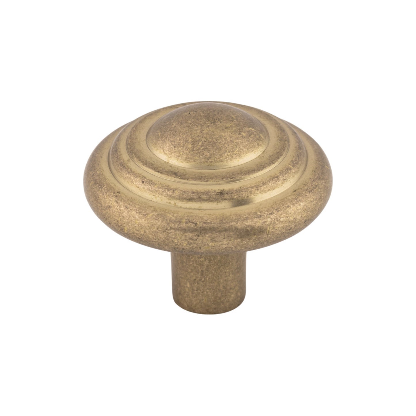 TOP KNOBS M1476 Aspen Button 1 3/4" Diameter Round Knob - Light Bronze