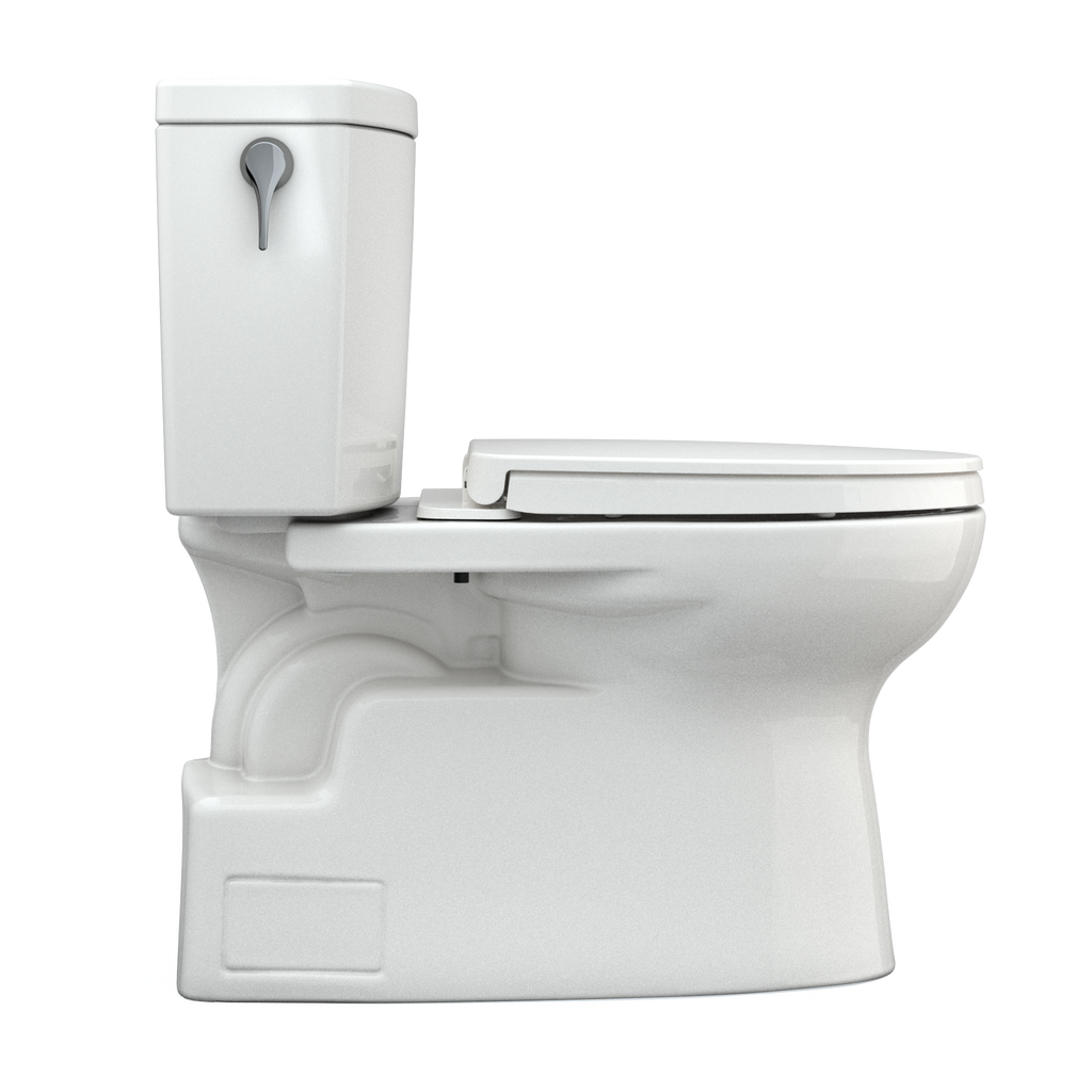 TOTO MS474124CUFG#11 Vespin Ii 1G Two-Piece Elongated 1.0 Gpf Universal Height Toilet With Cefiontect And Ss124 Softclose Seat - Colonial White