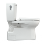 TOTO MS474124CUFG#11 Vespin Ii 1G Two-Piece Elongated 1.0 Gpf Universal Height Toilet With Cefiontect And Ss124 Softclose Seat - Colonial White