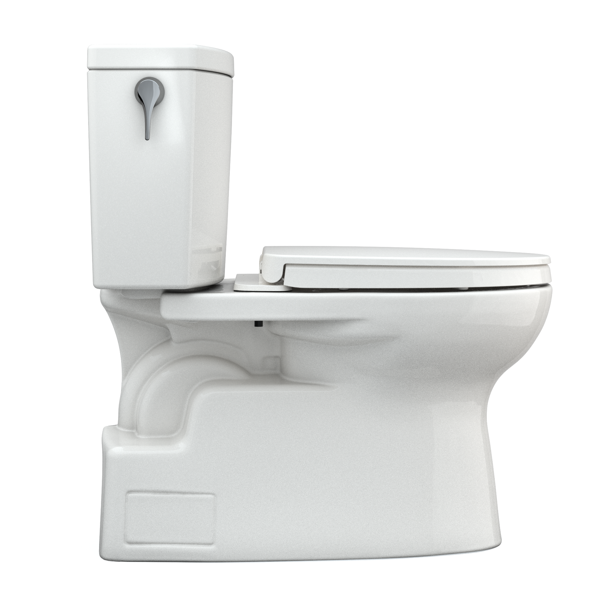 TOTO MS474124CUFG#11 Vespin Ii 1G Two-Piece Elongated 1.0 Gpf Universal Height Toilet With Cefiontect And Ss124 Softclose Seat - Colonial White
