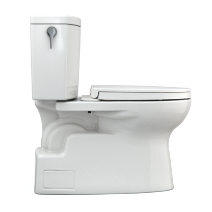 TOTO MS474124CUFG#11 Vespin Ii 1G Two-Piece Elongated 1.0 Gpf Universal Height Toilet With Cefiontect And Ss124 Softclose Seat - Colonial White