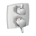 HANSGROHE 15728001 Ecostat Classic Thermostatic Trim with Volume Control and Diverter, Square - Chrome