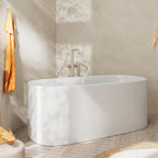 HANSGROHE 73440821 Tecturis S Freestanding Tub Filler with 1.75 GPM Handshower - Brushed Nickel