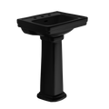TOTO LPT532.8N#51 Promenade 24" X 19-1/4" Rectangular Pedestal Bathroom Sink For 8 Inch Center Faucets - Ebony