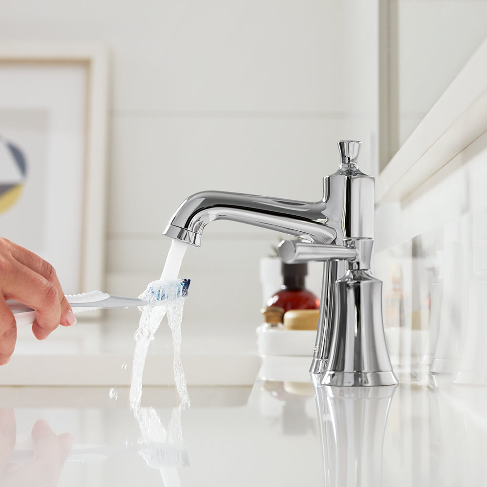 HANSGROHE 04774000 Joleena Widespread Faucet 100 with Pop-Up Drain, 1.2 GPM - Chrome