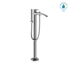 TOTO TBG09306U#CP Gm Single-Handle Free Standing Tub Filler With Handshower - Polished Chrome