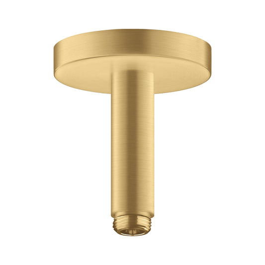 AXOR 26432251 ShowerSolutions Extension Pipe for Ceiling Mount, 4" - Brushed Gold Optic
