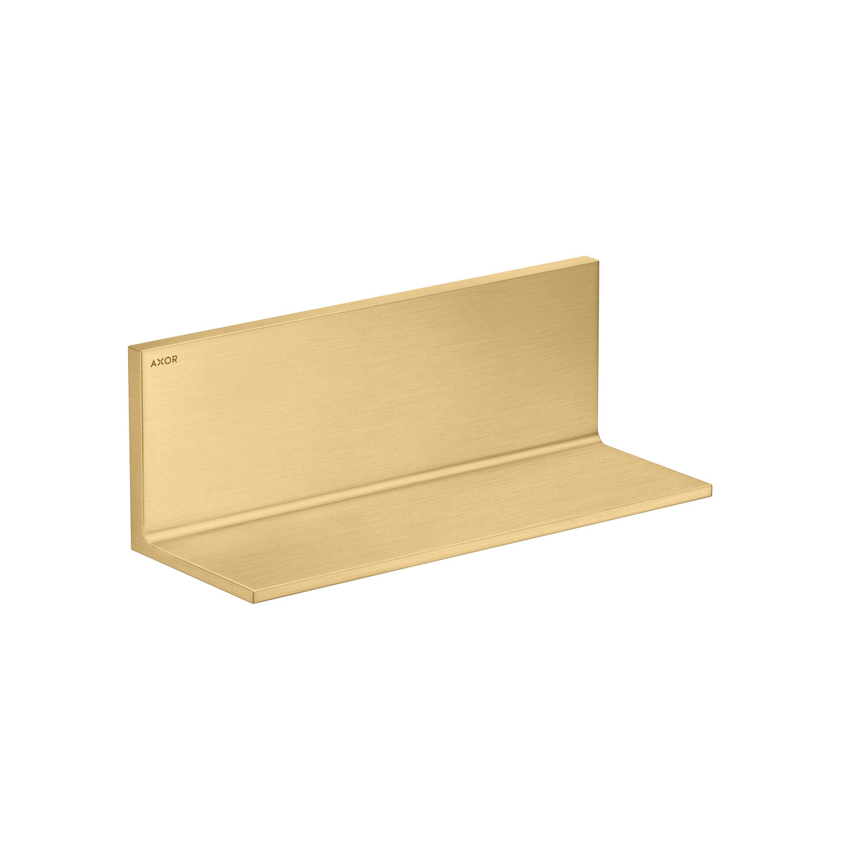 AXOR 42644250 Universal Rectangular Shelf, 12" - Brushed Gold Optic
