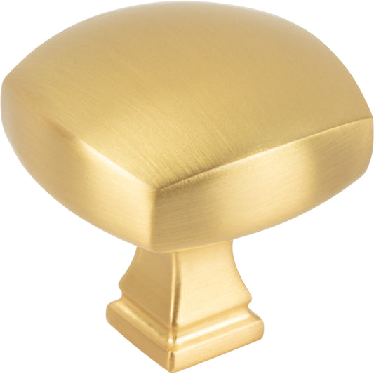 JEFFREY ALEXANDER 278L-BG Audrey 1-3/8" Diameter Square Knob - Brushed Gold