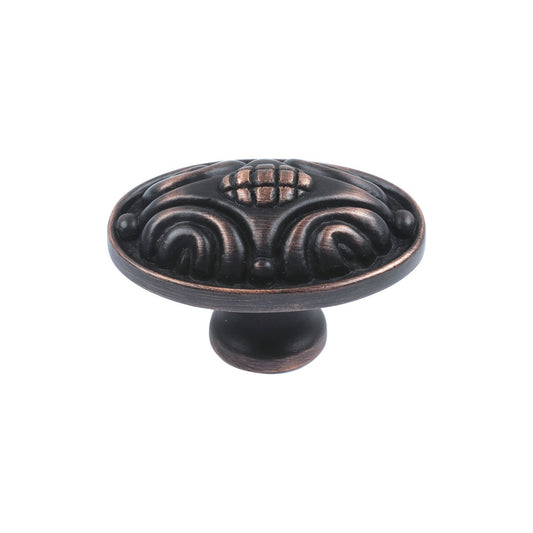 ATLAS 4003-VB Odeon 1 3/4" Length Oval Knob , Venetian Bronze