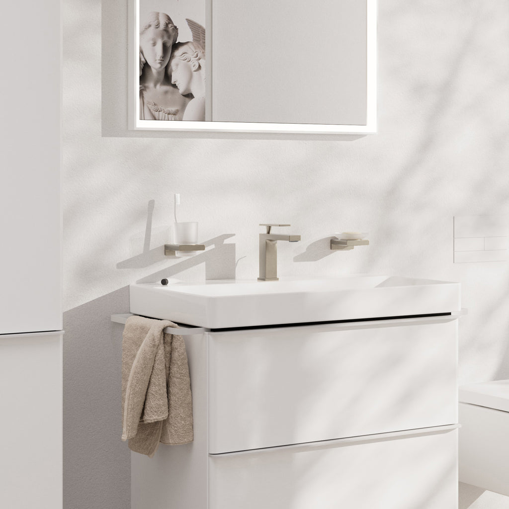 HANSGROHE 73014821 Tecturis E Single-Hole Faucet 110 with Pop-Up Drain, 1.2 GPM - Brushed Nickel
