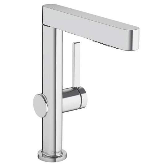 HANSGROHE 76063001 Finoris Single-Hole Faucet 230 with 2-Spray Pull-Out, 1.2 GPM - Chrome