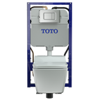 TOTO SW4549AT60#01 Sw Washlet+ Ready Square Electronic Bidet Toilet Seat With Auto Flush Ready Cotton White - Cotton White