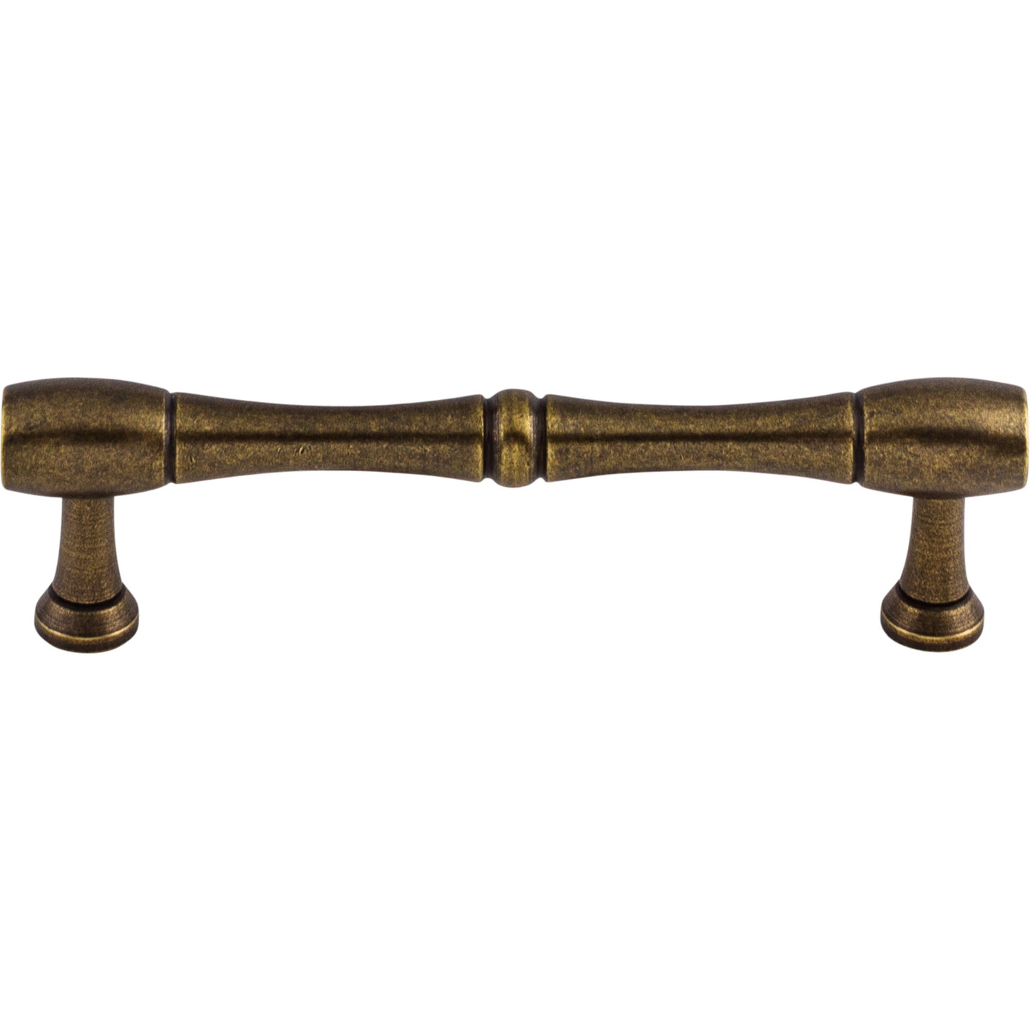 TOP KNOBS M726-96 Nouveau Bamboo 3 3/4" Center to Center Bar Pull - German Bronze