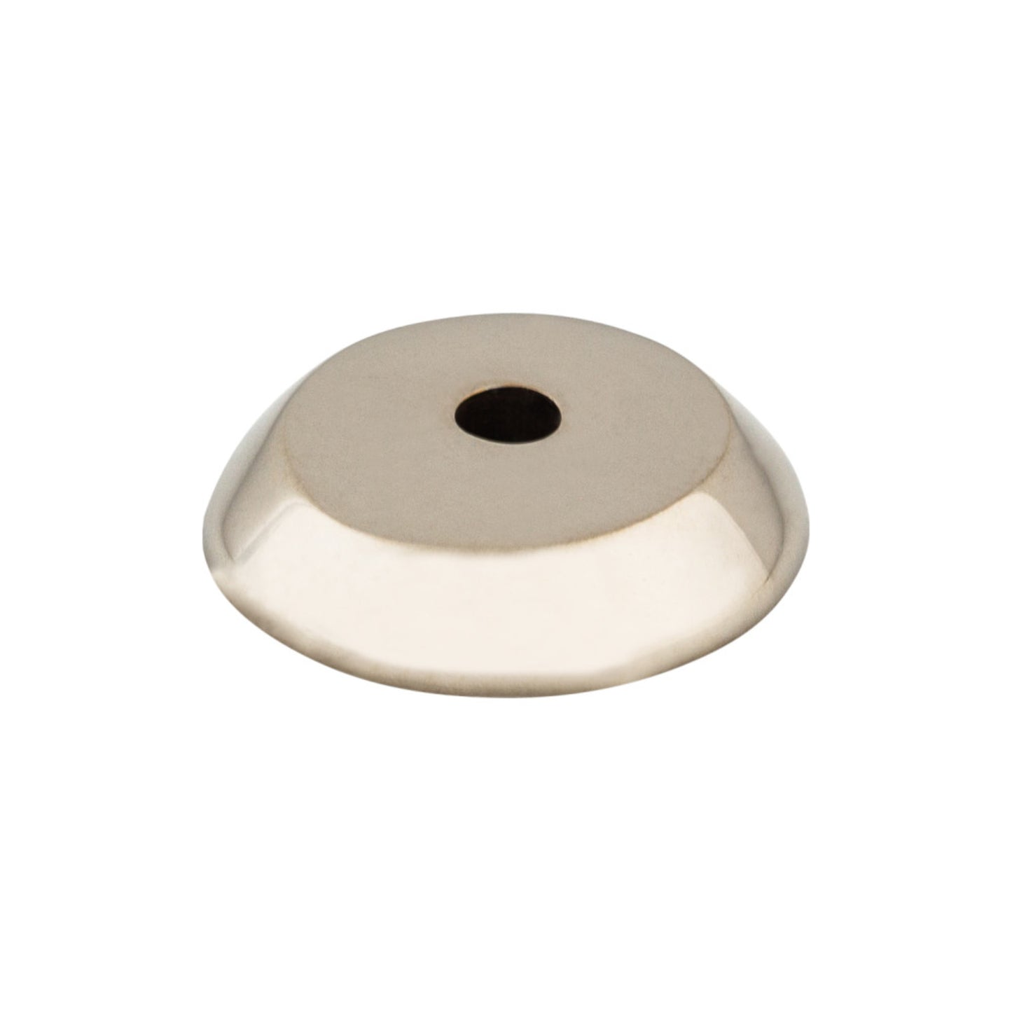 TOP KNOBS M2025 Aspen II Round Knob Backplate - Polished Nickel