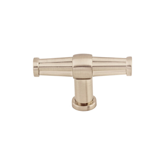 TOP KNOBS TK194BSN Luxor 2 1/2" Length Bar Knob - Brushed Satin Nickel