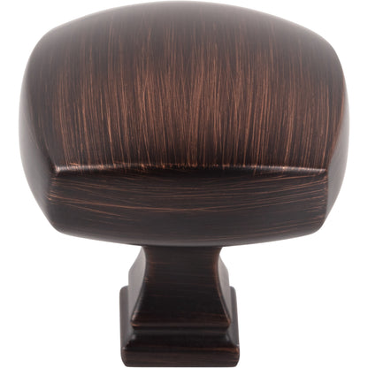 JEFFREY ALEXANDER 278L-DBAC Audrey 1-3/8" Diameter Square Knob - Brushed Oil Rubbed Bronze