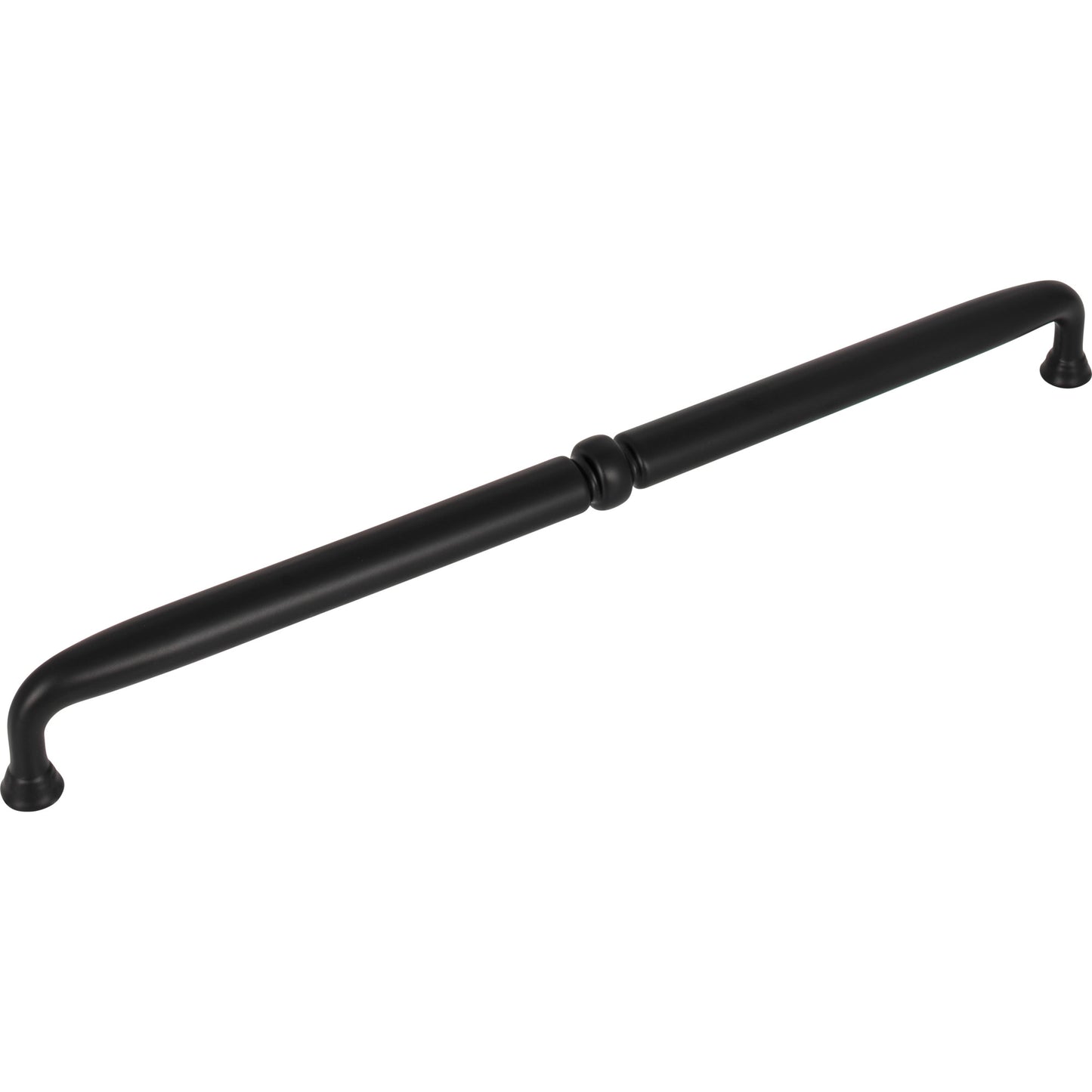 TOP KNOBS TK1026BLK Henderson 12" Center to Center Bar Pull - Flat Black