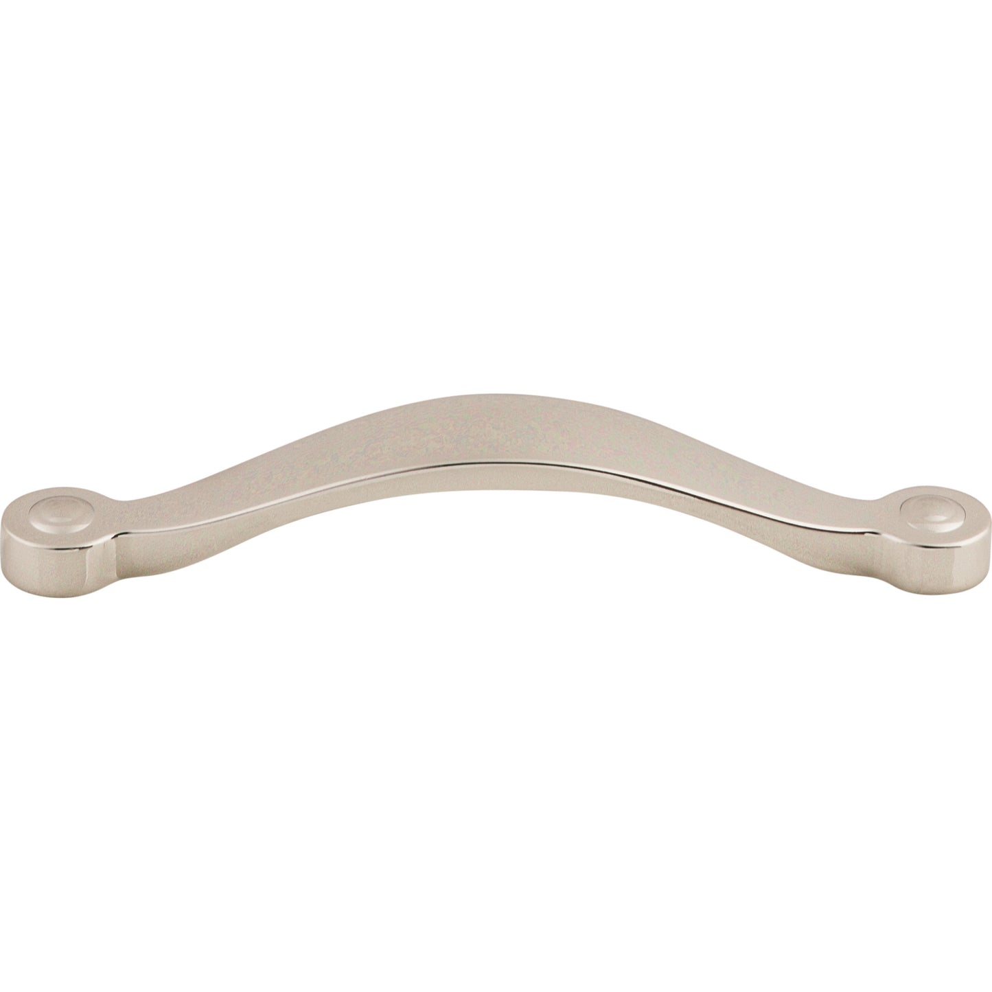 TOP KNOBS M1263 Saddle 5 1/16" Center to Center Bar Pull - Polished Nickel