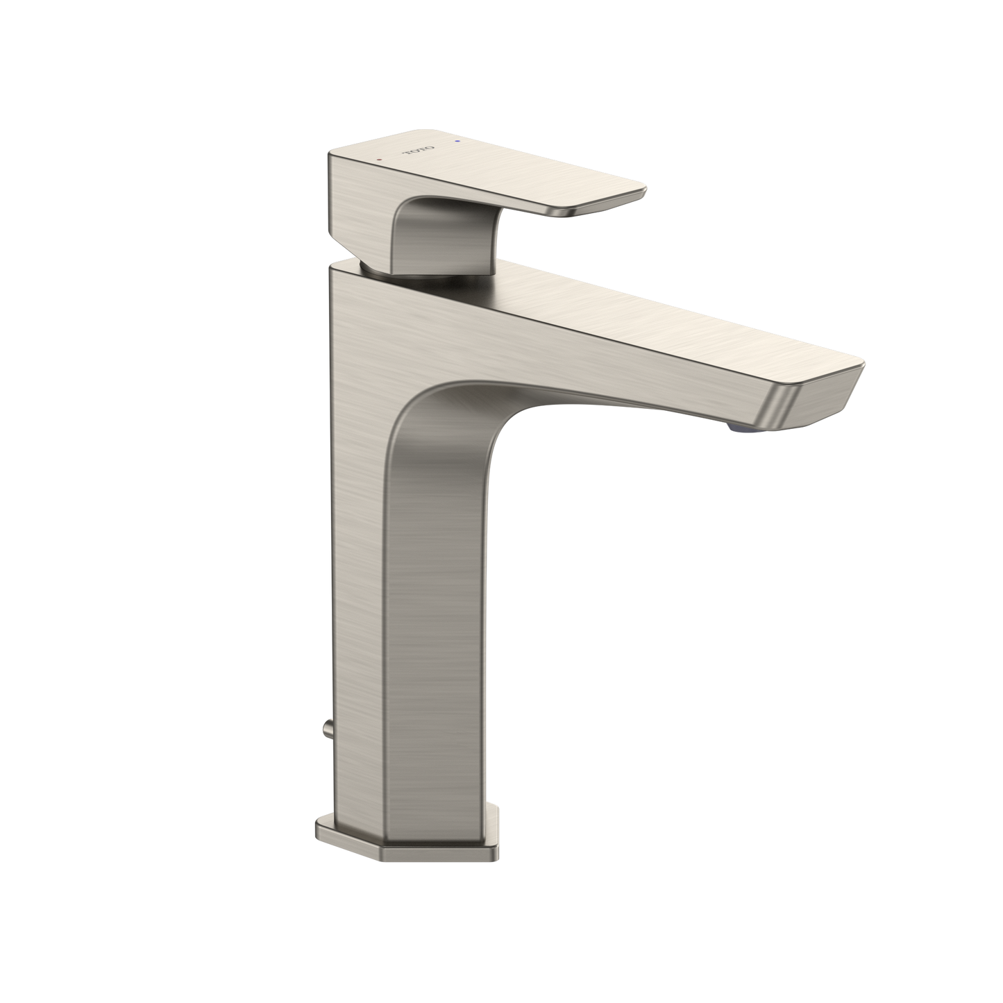 TOTO TLG07303U#BN GE 1.2 GPM Single Handle Semi-Vessel Bathroom Sink Faucet with COMFORT GLIDE Technology , Brushed Nickel