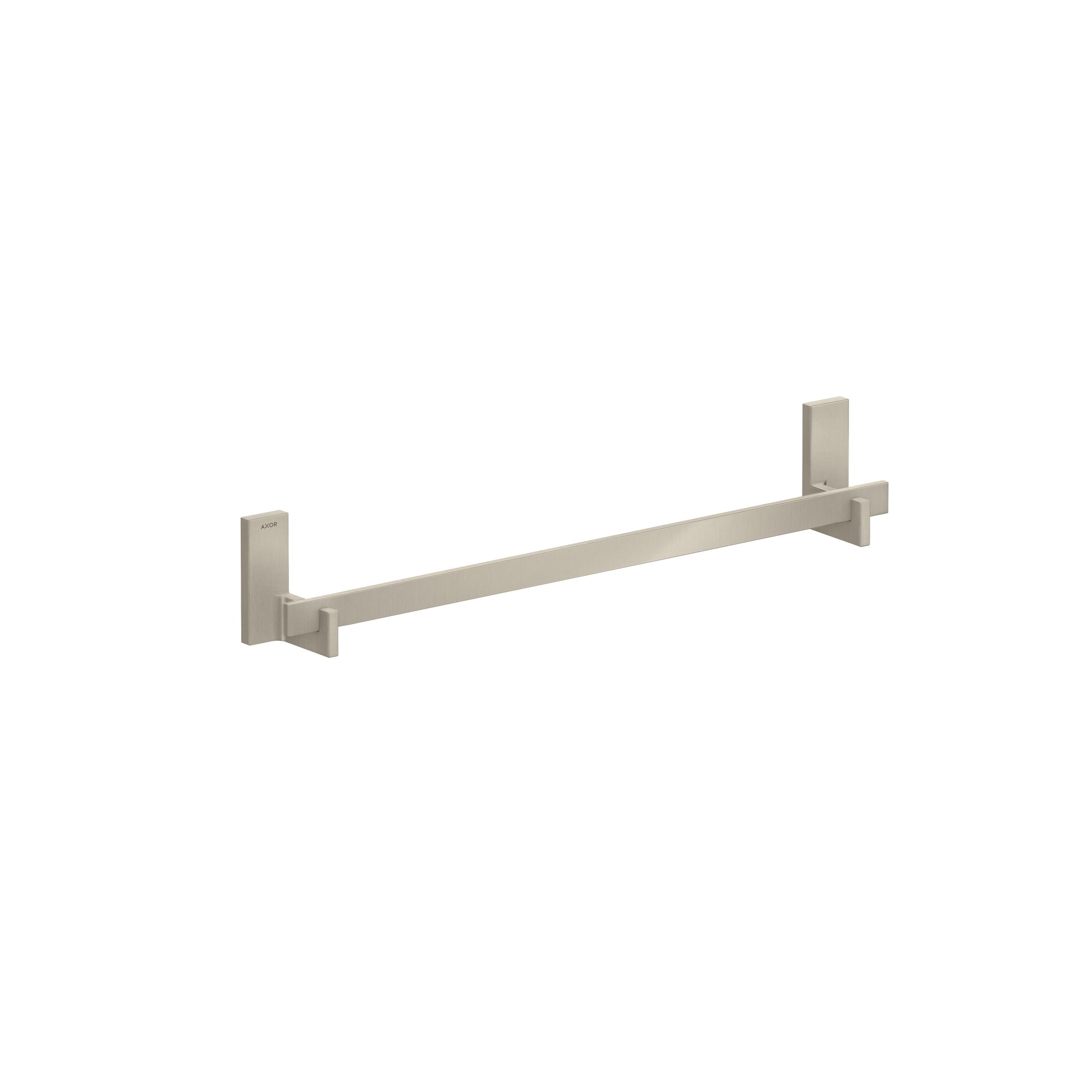 AXOR 42661820 Universal Rectangular Towel Bar, 24" - Brushed Nickel