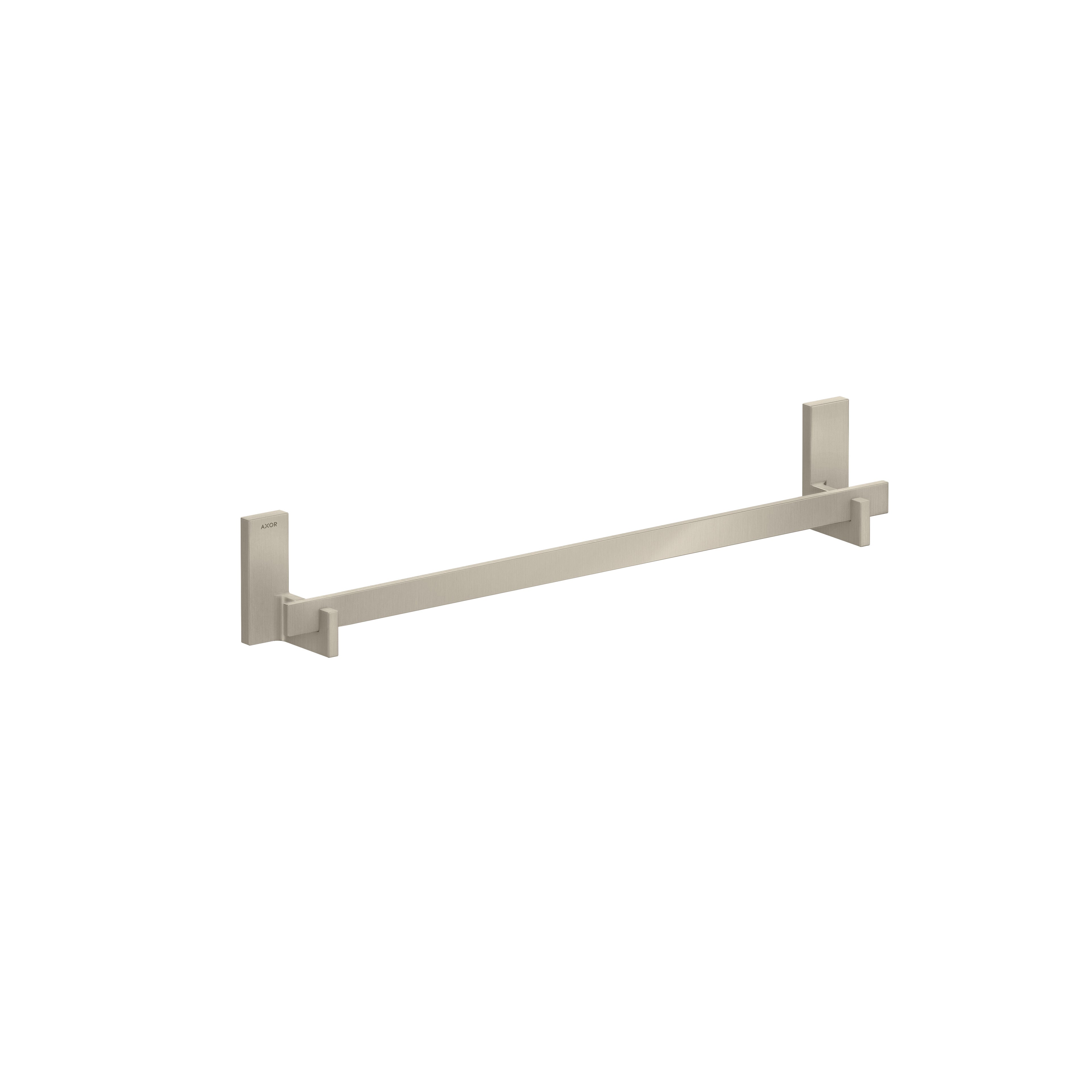 AXOR 42661820 Universal Rectangular Towel Bar, 24" - Brushed Nickel