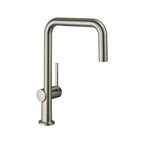 HANSGROHE 72858801 Talis N Kitchen Faucet, U-Style 1-Spray, 1.5 GPM - Stainless Steel Optic