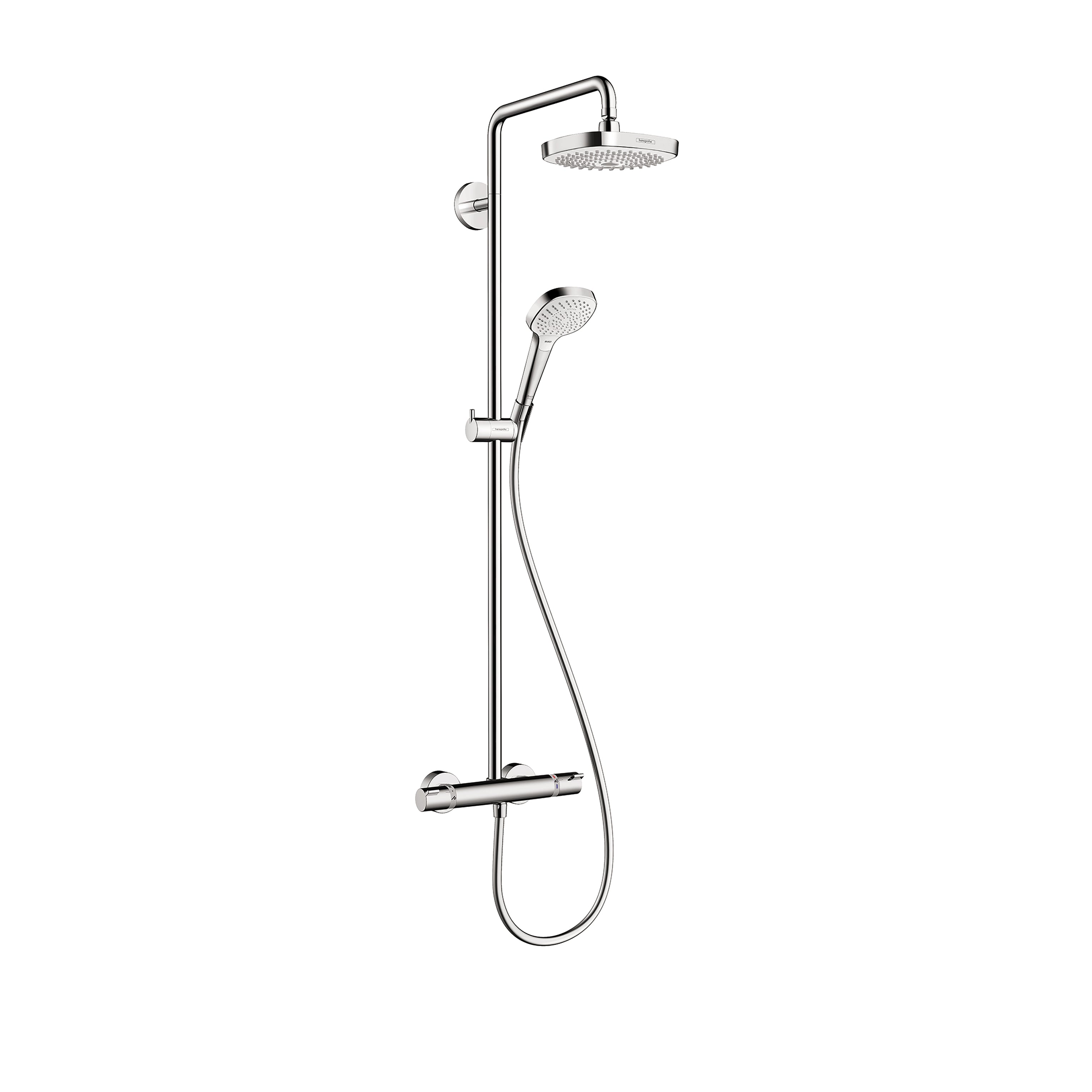 HANSGROHE 04698001 Croma Select E Showerpipe 180 2-Jet, 1.8 GPM - Chrome