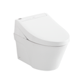TOTO CWT4263084CMFG#MS Washlet+ Ap Wall-Hung Elongated Toilet And Washlet C5 And Duofit In-Wall 0.9 And 1.28 Gpf Dual-Flush Tank System - Matte Silver