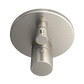 TOTO TBV01408U#BN Round Thermostatic Mixing Valve with Two-Way Diverter Shower Trim , Brushed Nickel