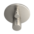 TOTO TBV01408U#BN Round Thermostatic Mixing Valve With Two-Way Diverter Shower Trim - Brushed Nickel
