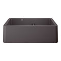BLANCO 402326 Ikon Ikon SILGRANIT 33" Double Bowl Apron-Front Farmhouse Sink with Low Divide - Cinder in Cinder